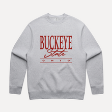 Load image into Gallery viewer, Buckeye State Crewneck - Ash
