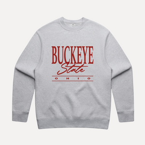 Buckeye State Crewneck - Ash