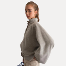 Load image into Gallery viewer, Snap Button Pullover - Grey (Size S)
