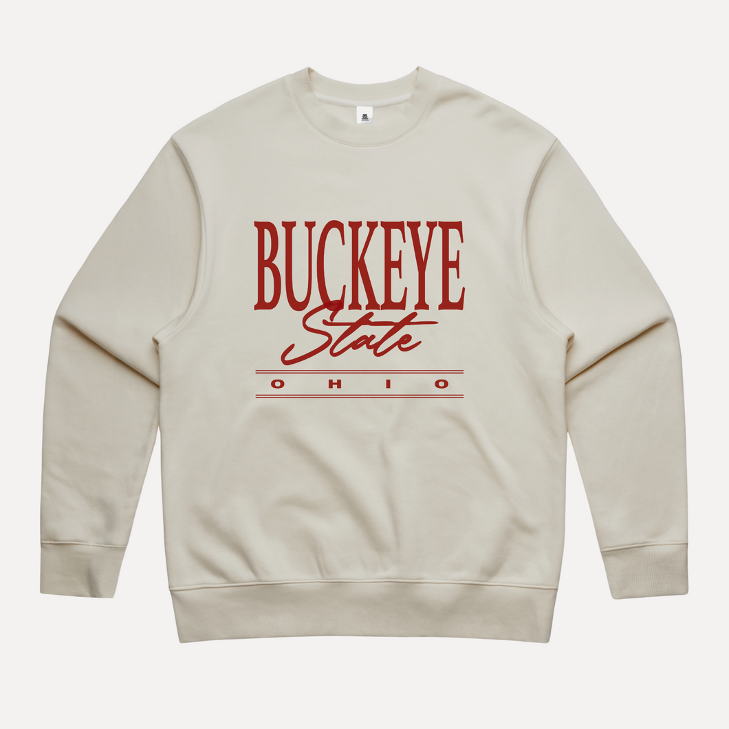 Buckeye State Crewneck - Sand