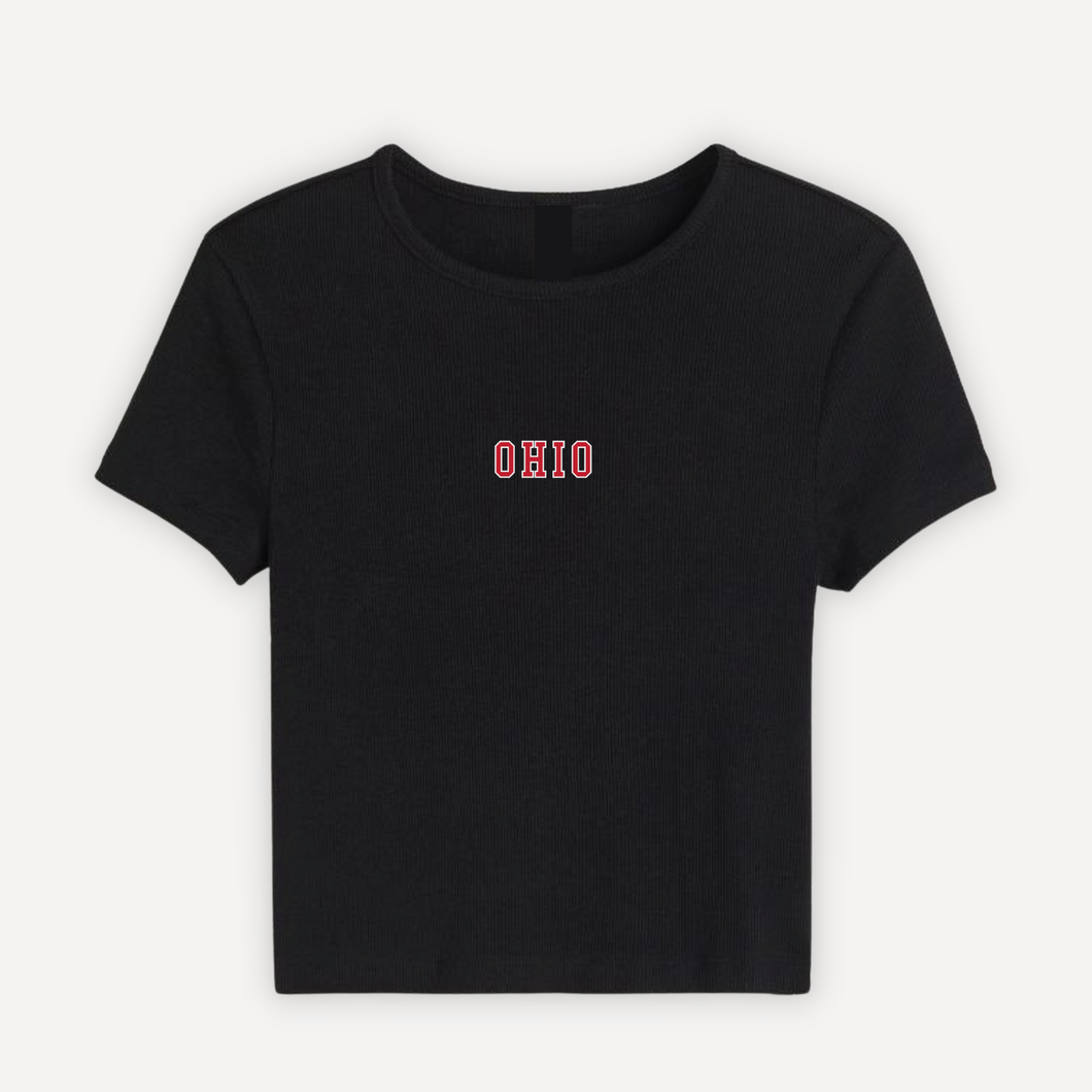 Embroidered Ohio Tee