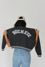 Load image into Gallery viewer, Raglan Buckeye Sweater (Charcoal Grey)
