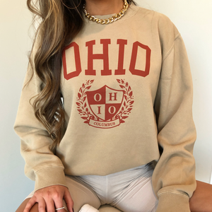 Old School Ohio Crew - Beige